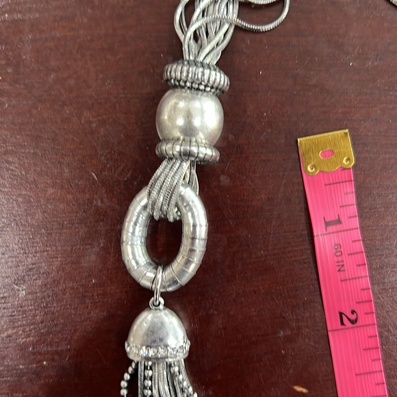 Chicos Silver Statement Necklace NWOT - Picture 5 of 5